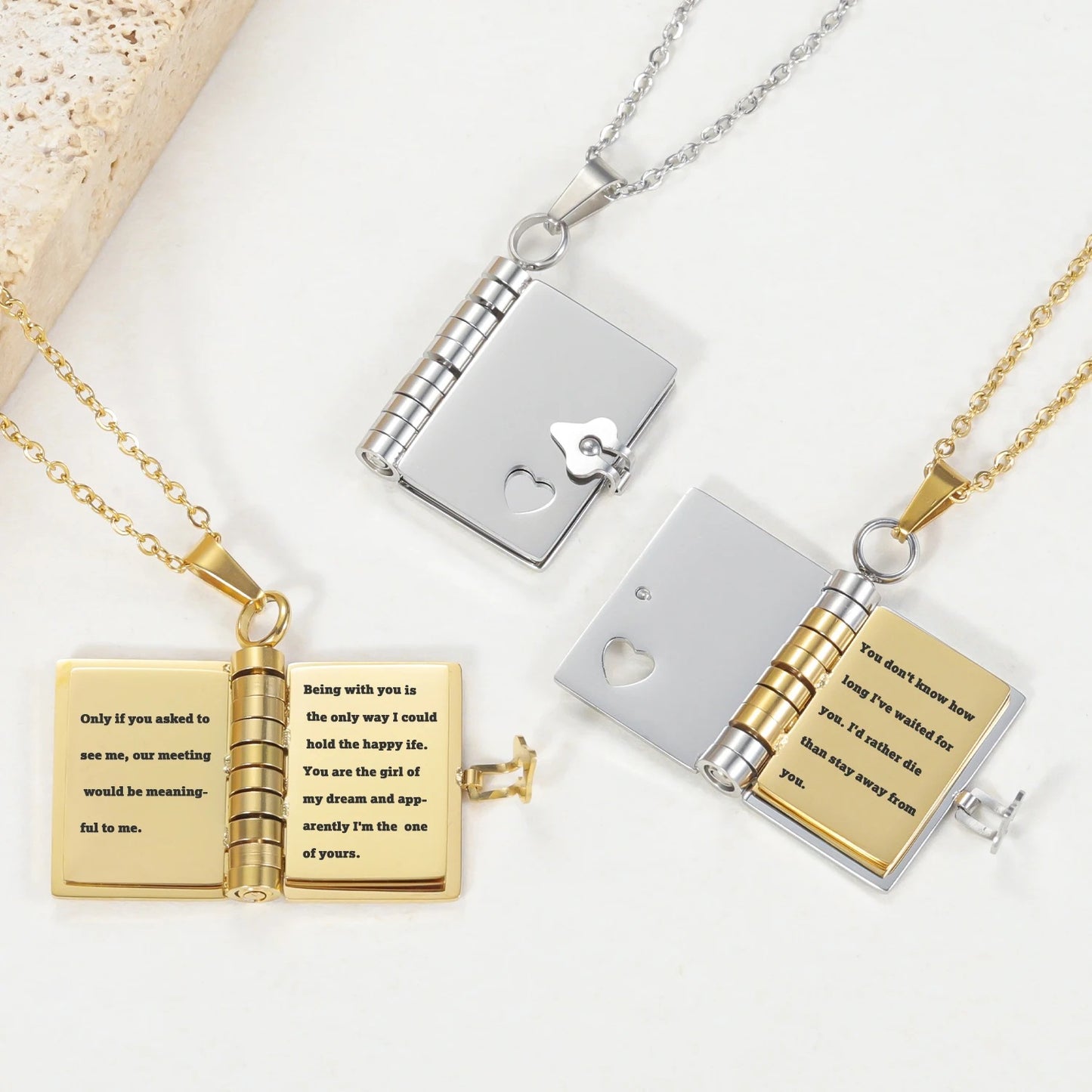 Collar libro -6 paginas