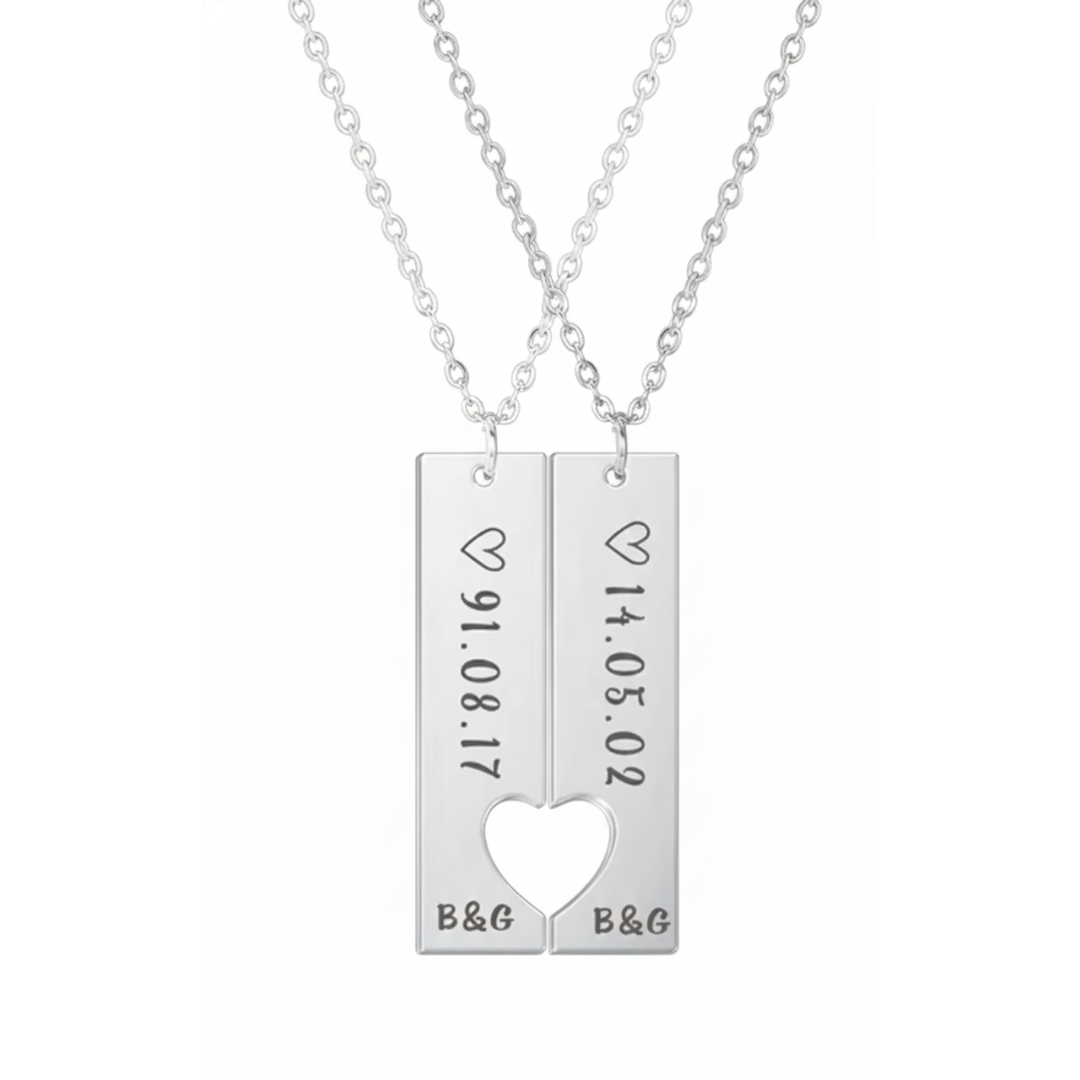 Placa Pareja Corazón