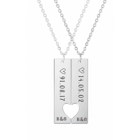 Placa Pareja Corazón