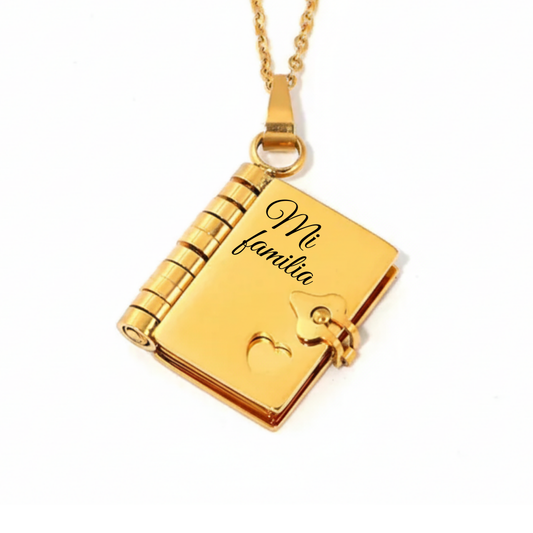 Collar libro -6 paginas