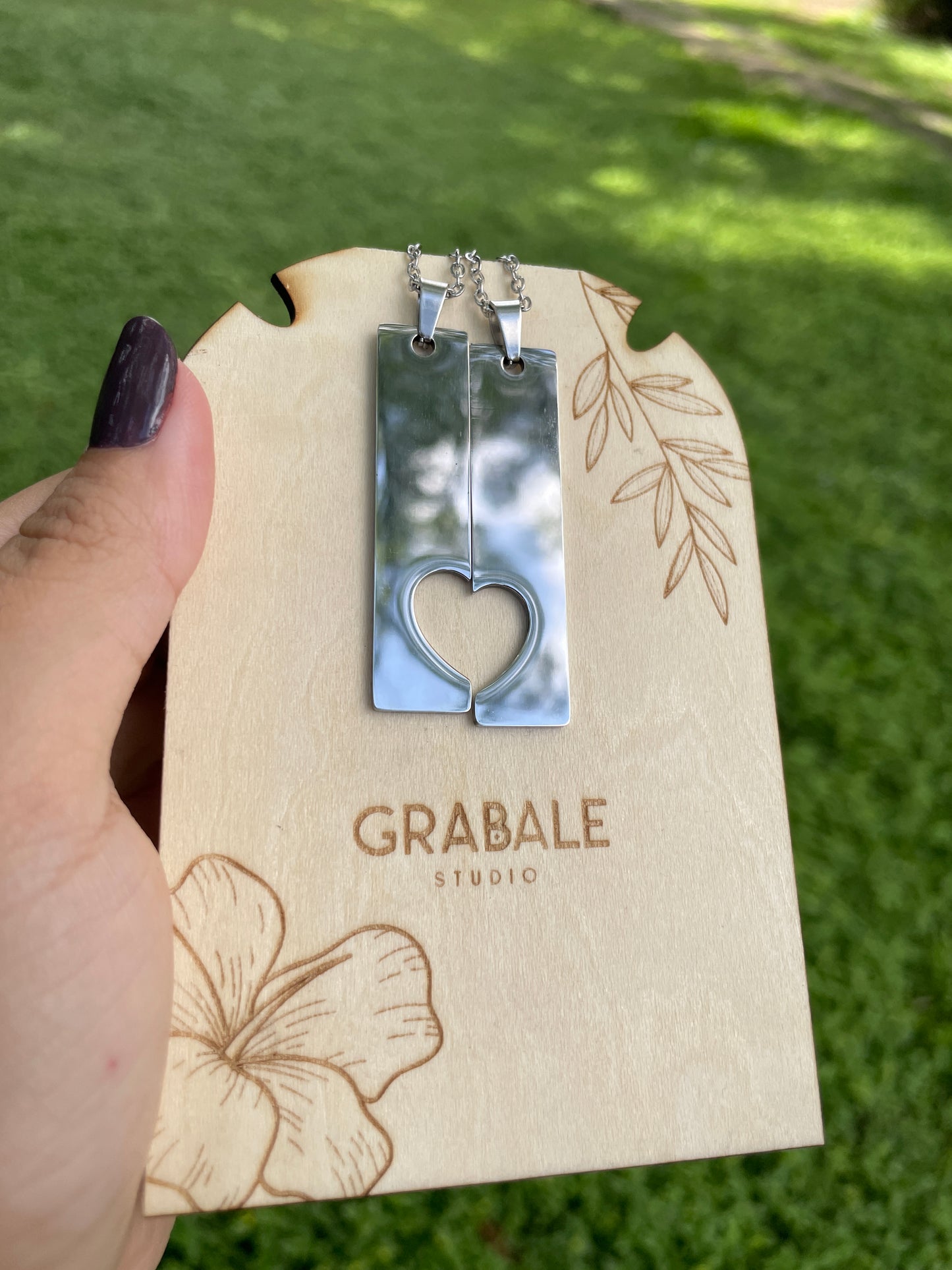 Placa Pareja Corazón
