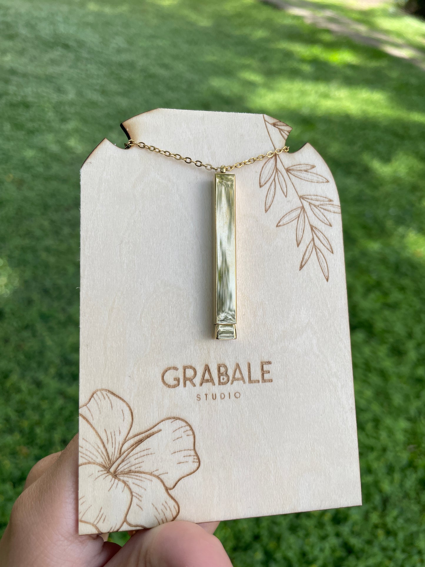 Collar mensaje secreto -  Chapado En Oro 18k