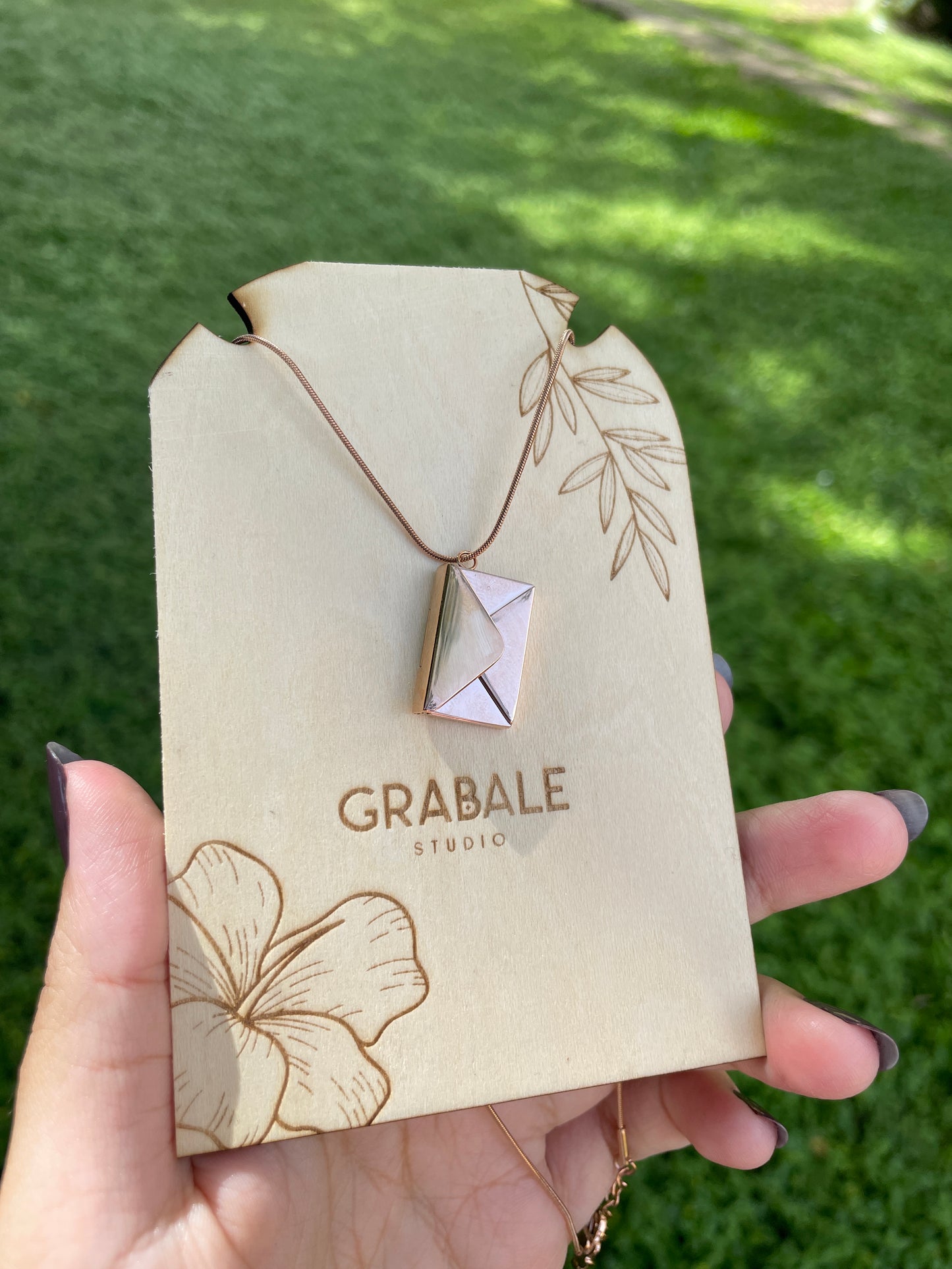 Placa Sobre - Chapado en oro rosa 18k